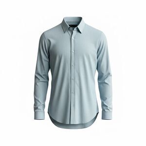 EUC American Rag Men’s Light Blue Long Sleeve Button Up Shirt Business - Size M